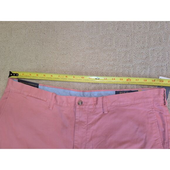 NWT Polo Ralph Lauren Shorts Men Size 40 Pink Classic Fit Chino, 9 Inch Inseam - Picture 4 of 9